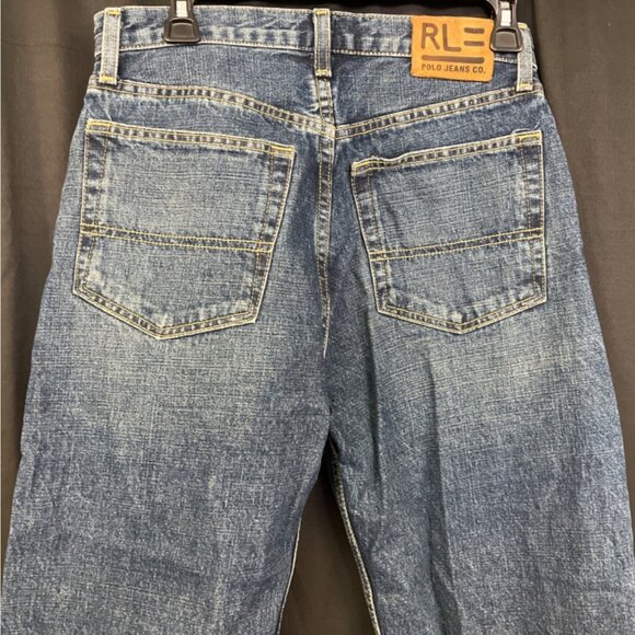 Ralph Lauren Polo Jeans Co. Men's Blue Jeans/Straight Leg 29x30 SKU 4996 - Picture 4 of 8